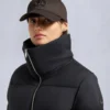 Belle Dune Kurze Daunenjacke mit Lammfellbesatz Belle Dune Kurze Daunenjacke mit Lammfellbesatz