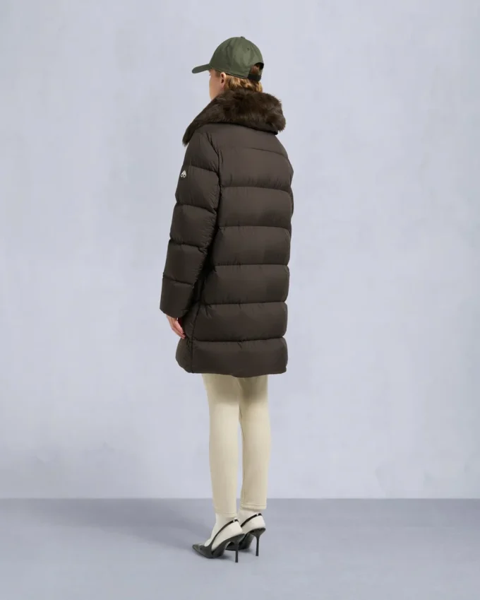 Belle Dune Long Shearling Trim Puffer Belle Dune Long Shearling Trim Puffer