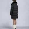 Belle Dune Long Shearling Trim Puffer Belle Dune Long Shearling Trim Puffer