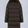 Belle Dune Long Shearling Trim Puffer Belle Dune Long Shearling Trim Puffer