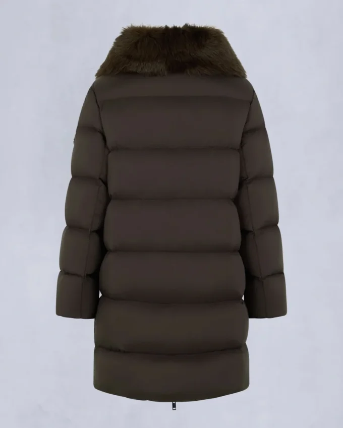 Belle Dune Long Shearling Trim Puffer Belle Dune Long Shearling Trim Puffer