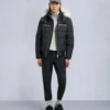 Bomberjacke mit Cloud-Shearling-Besatz Bomberjacke mit Cloud-Shearling-Besatz