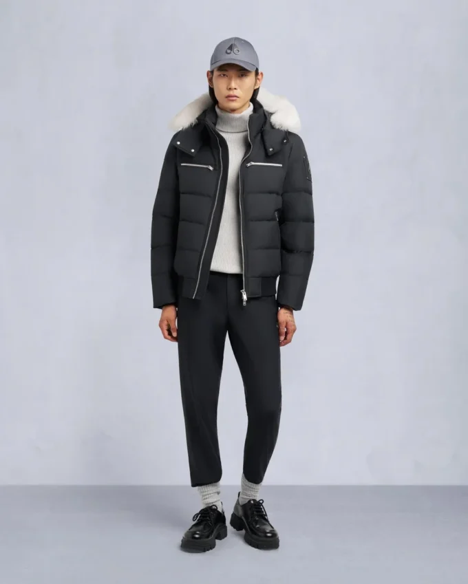 Bomberjacke mit Cloud-Shearling-Besatz Bomberjacke mit Cloud-Shearling-Besatz