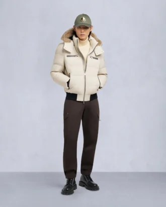 Bomberjacke mit Cloud-Shearling-Besatz