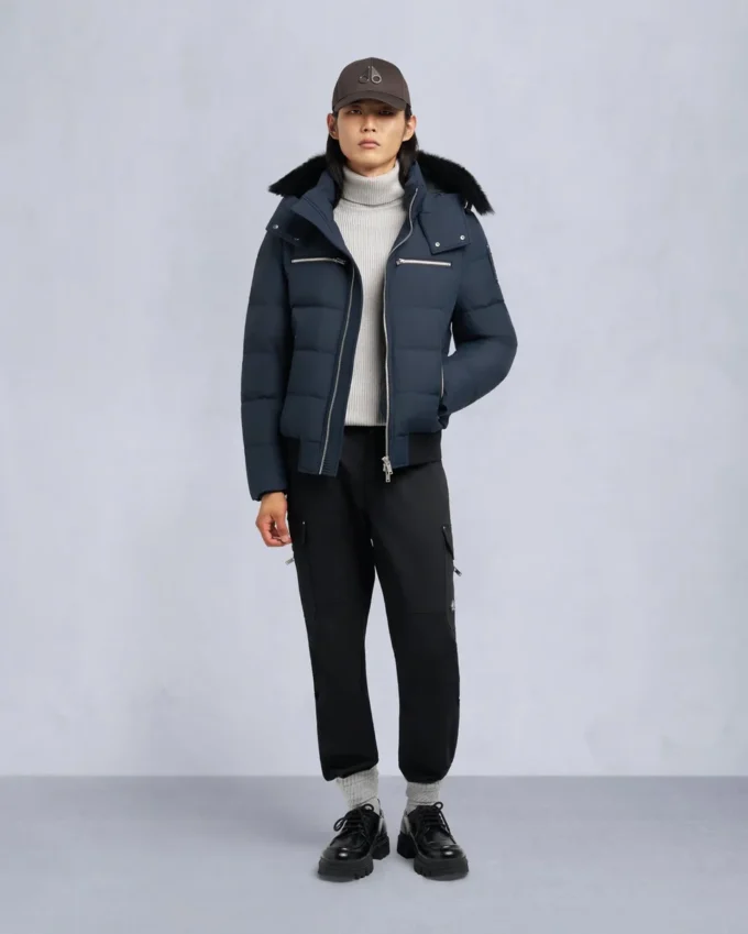 Bomberjacke mit Cloud-Shearling-Besatz Bomberjacke mit Cloud-Shearling-Besatz