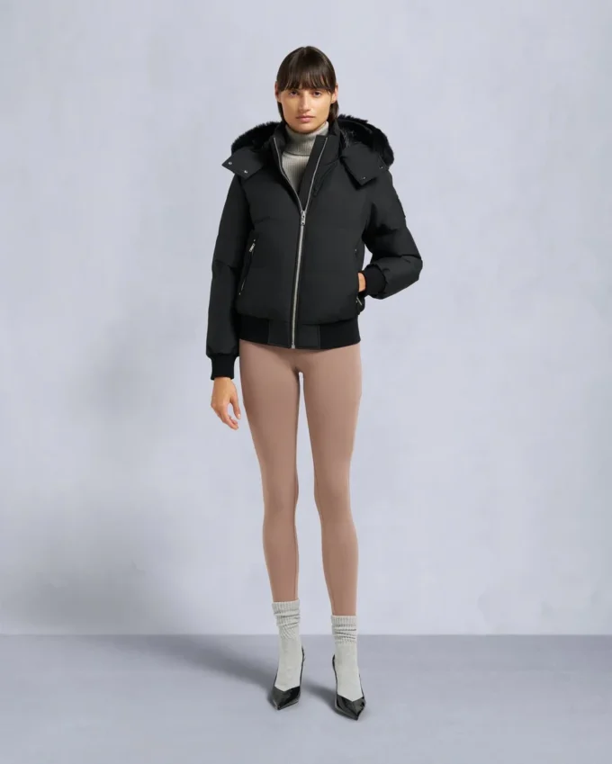 Bomberjacke mit Cloud-Shearling-Besatz Bomberjacke mit Cloud-Shearling-Besatz