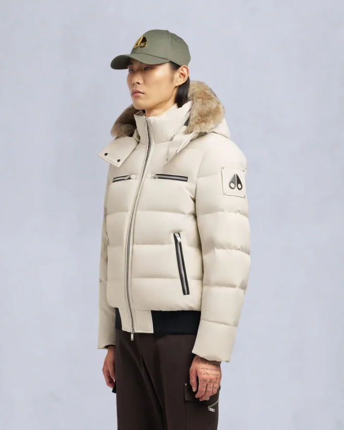 Bomberjacke mit Cloud-Shearling-Besatz Bomberjacke mit Cloud-Shearling-Besatz
