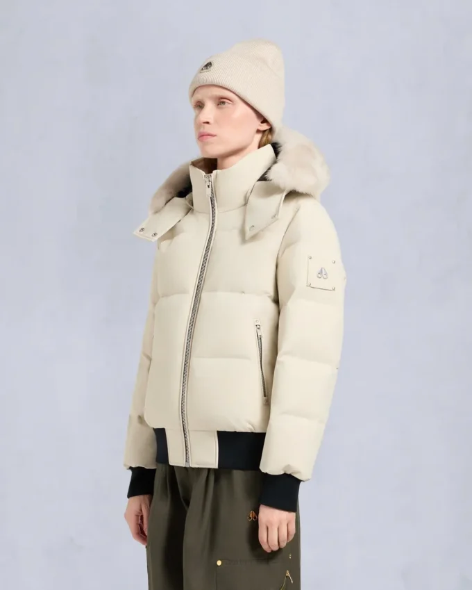 Bomberjacke mit Cloud-Shearling-Besatz Bomberjacke mit Cloud-Shearling-Besatz