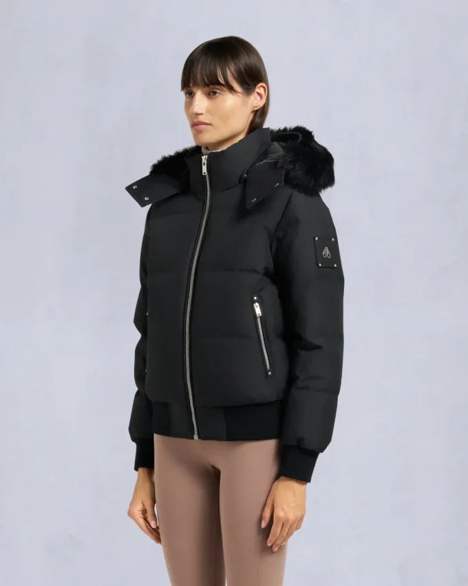 Bomberjacke mit Cloud-Shearling-Besatz Bomberjacke mit Cloud-Shearling-Besatz