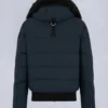 Bomberjacke mit Cloud-Shearling-Besatz Bomberjacke mit Cloud-Shearling-Besatz