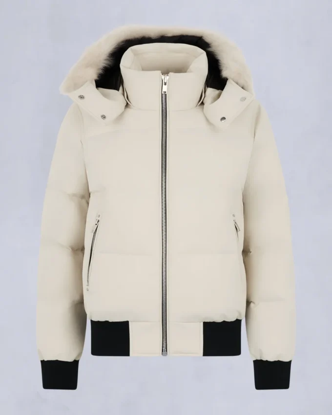 Bomberjacke mit Cloud-Shearling-Besatz Bomberjacke mit Cloud-Shearling-Besatz