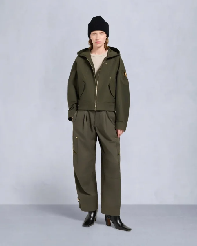 Bomberjacke mit Gold Series Logan-Lammfellbesatz Bomberjacke mit Gold Series Logan-Lammfellbesatz