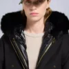 Bomberjacke mit Gold Series Logan-Lammfellbesatz Bomberjacke mit Gold Series Logan-Lammfellbesatz