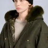 Bomberjacke mit Gold Series Logan-Lammfellbesatz Bomberjacke mit Gold Series Logan-Lammfellbesatz