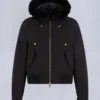 Bomberjacke mit Gold Series Logan-Lammfellbesatz Bomberjacke mit Gold Series Logan-Lammfellbesatz