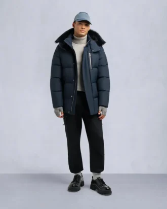 Cloud Shearling Trim 3Q Jacke