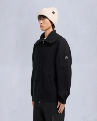 Colson-Pullover mit durchgehendem Reißverschluss