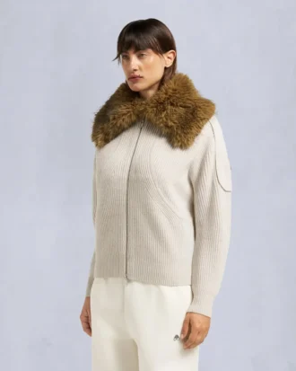 Corina Sweater mit durchgehendem Reißverschluss