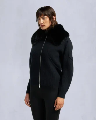 Corina Sweater mit durchgehendem Reißverschluss
