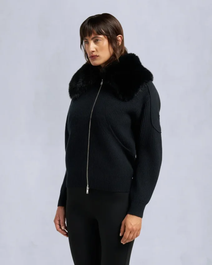 Corina Sweater mit durchgehendem Reißverschluss Corina Sweater mit durchgehendem Reißverschluss