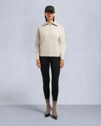 Corina Sweatshirt mit Viertelreißverschluss