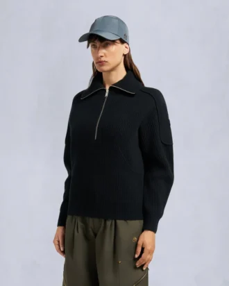 Corina Sweatshirt mit Viertelreißverschluss