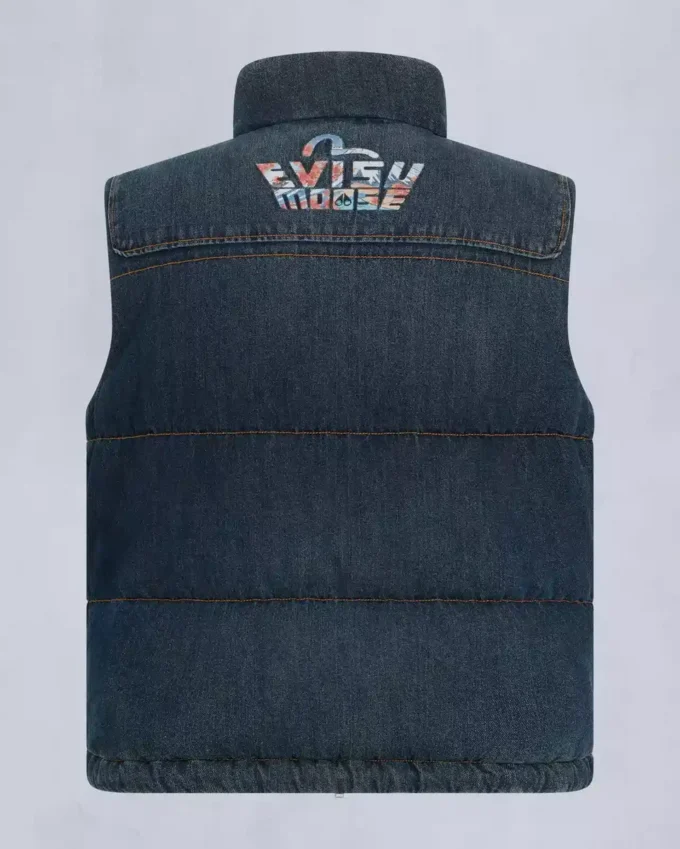 Evisu X Moose Denim Everest Puffer Weste