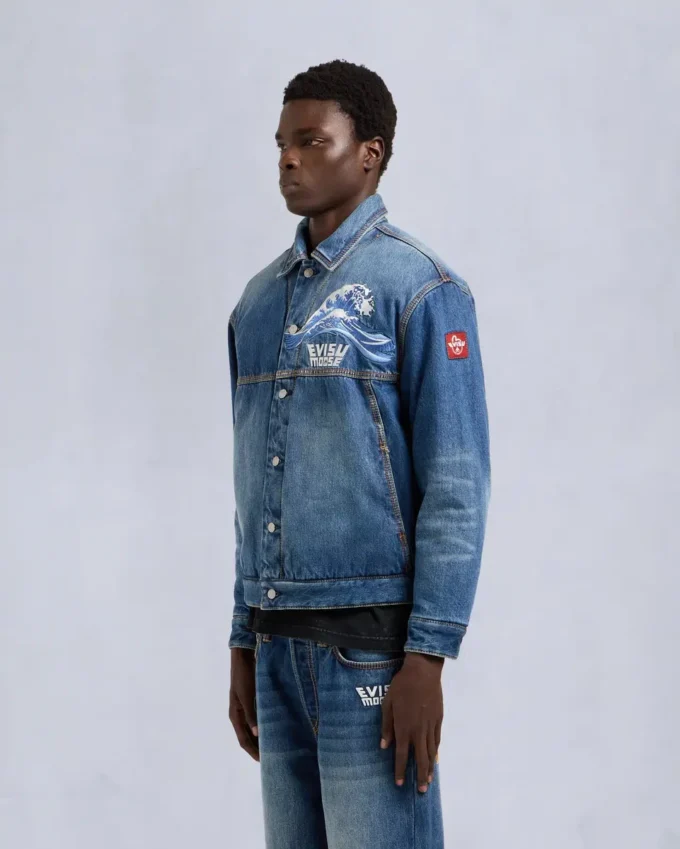 Evisu X Moose Denim Jacke Evisu X Moose Denim Jacke