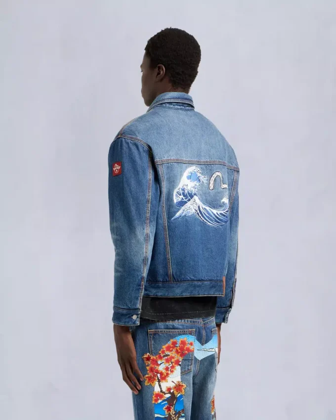 Evisu X Moose Denim Jacke Evisu X Moose Denim Jacke