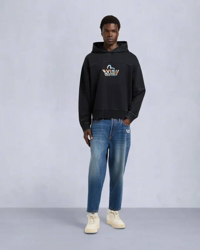 Evisu X Moose Pullover-Hoodie Evisu X Moose Pullover-Hoodie