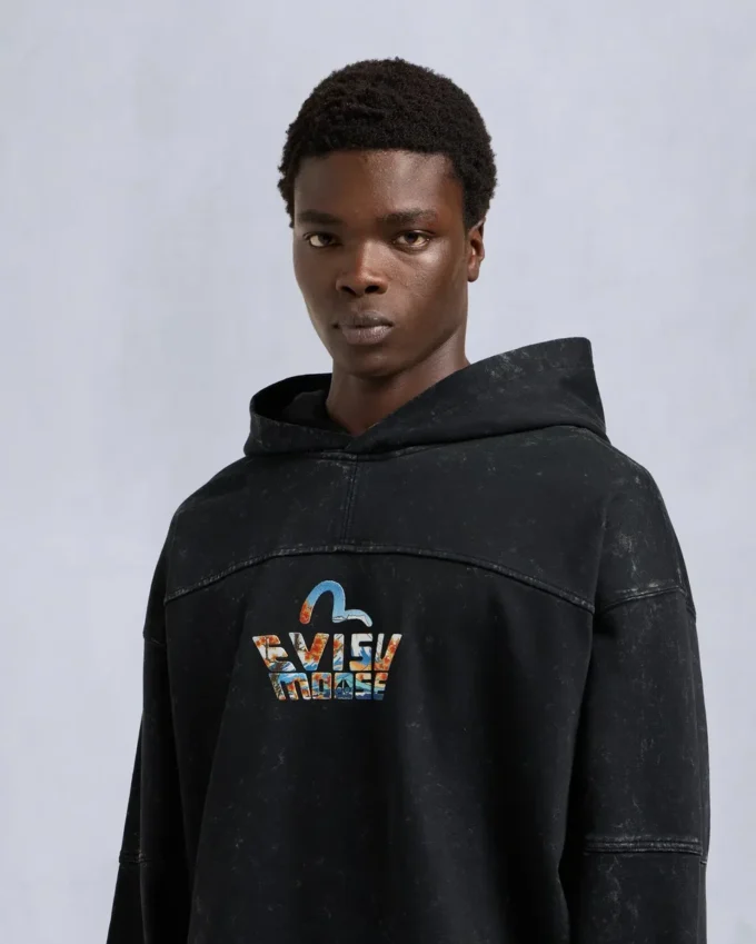 Evisu X Moose Pullover-Hoodie Evisu X Moose Pullover-Hoodie
