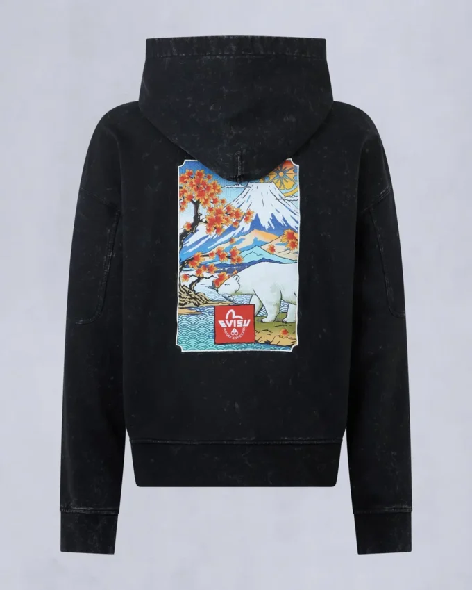 Evisu X Moose Pullover-Hoodie Evisu X Moose Pullover-Hoodie
