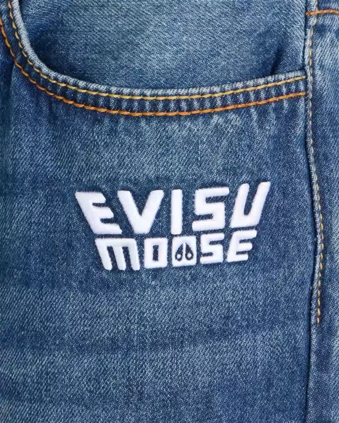 Evisu X Moose Straight Leg Jeans Evisu X Moose Straight Leg Jeans