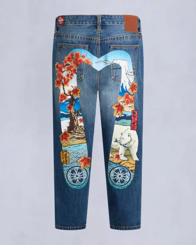 Evisu X Moose Straight Leg Jeans Evisu X Moose Straight Leg Jeans