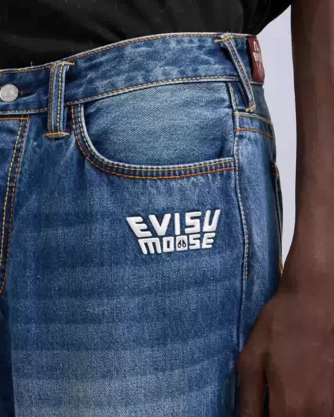 Evisu X Moose Straight Leg Jeans Evisu X Moose Straight Leg Jeans