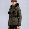 Gold Series Nyluxe Cambria Shearling Trim Jacke
