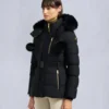 Gold Series Nyluxe Cambria Shearling Trim Jacke