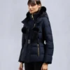 Gold Series Nyluxe Cambria Shearling Trim Jacke