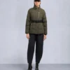 Gold Series Nyluxe Cambria Shearling Trim Jacke