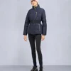 Gold Series Nyluxe Cambria Shearling Trim Jacke