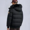 Gold Series Nyluxe Stagg Shearling Trim Bomber Gold Series Nyluxe Stagg Shearling Trim Bomber
