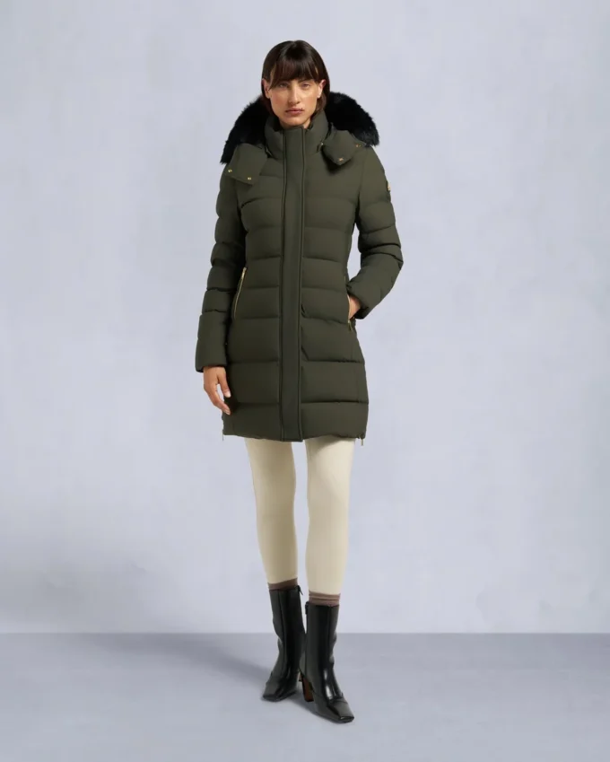 Gold Series Nyluxe Watershed Parka mit Lammfellbesatz