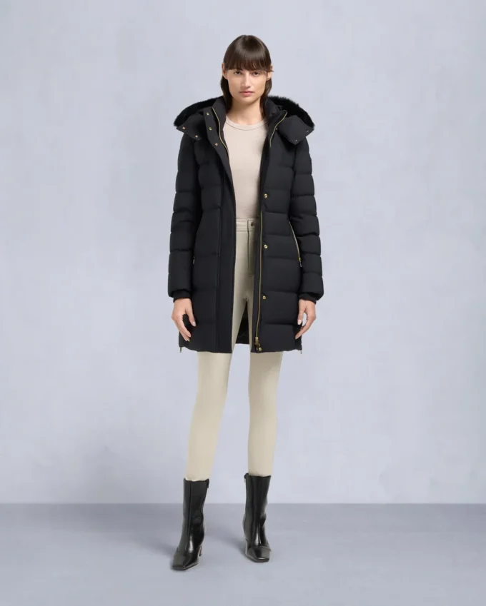 Gold Series Nyluxe Watershed Parka mit Lammfellbesatz