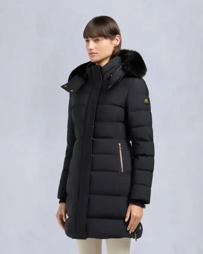 Gold Series Nyluxe Watershed Parka mit Lammfellbesatz