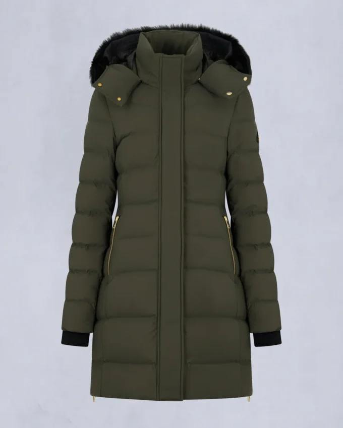 Gold Series Nyluxe Watershed Parka mit Lammfellbesatz