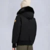Gold Series Original Sainte Flavie Bomberjacke mit Lammfellbesatz