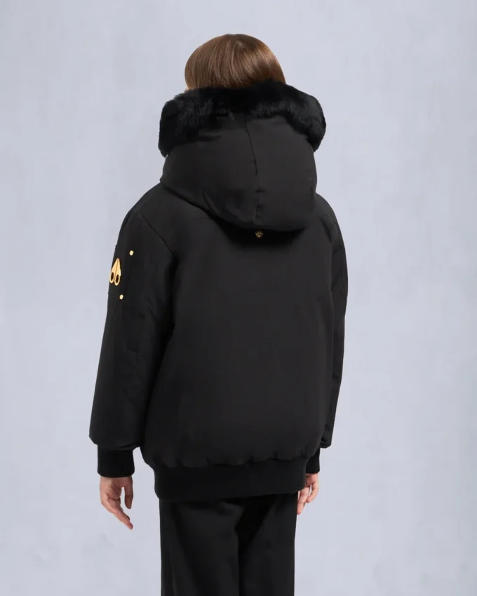 Kinder-Bomberjacke Unisex Original Gold Series mit Lammfellbesatz Kinder-Bomberjacke Unisex Original Gold Series mit Lammfellbesatz
