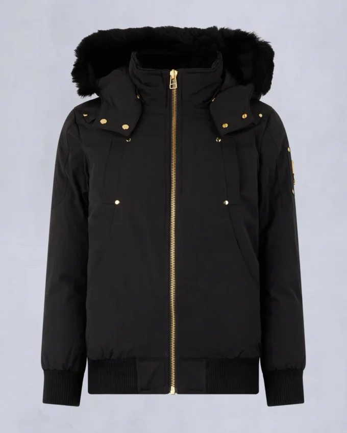 Kinder-Bomberjacke Unisex Original Gold Series mit Lammfellbesatz Kinder-Bomberjacke Unisex Original Gold Series mit Lammfellbesatz