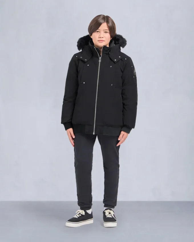 Kinder Unisex Original Bomberjacke mit Lammfellbesatz Kinder Unisex Original Bomberjacke mit Lammfellbesatz