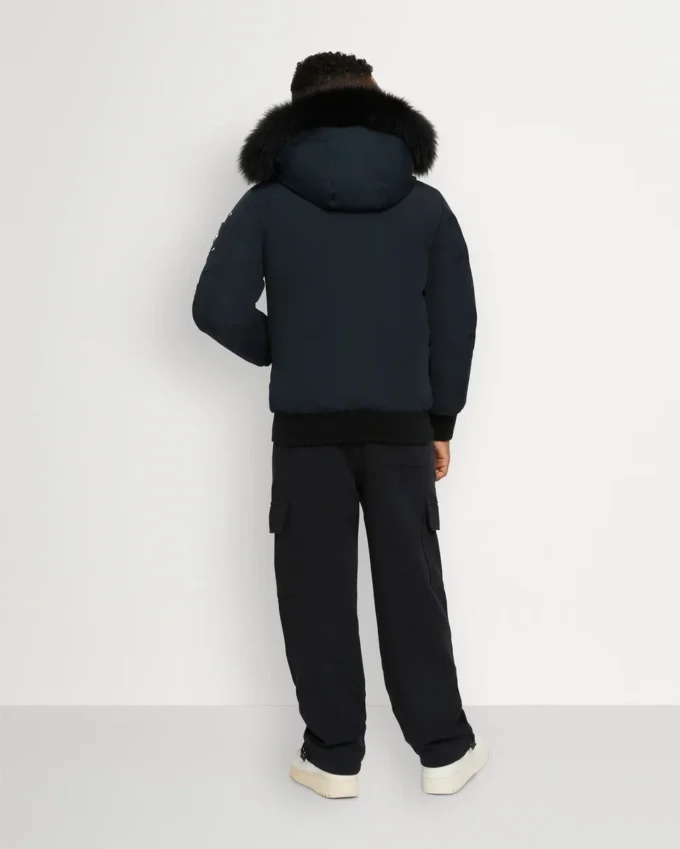 Kinder Unisex Original Bomberjacke mit Lammfellbesatz Kinder Unisex Original Bomberjacke mit Lammfellbesatz